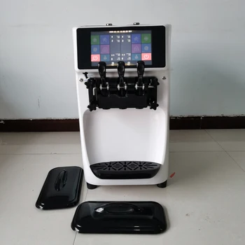 PBOBP Otthoni Használatra fagylalt Készítő 200w Kis Mini Fél Automatikus Kézi Joghurt Hordozható Puha jégkrém Gép