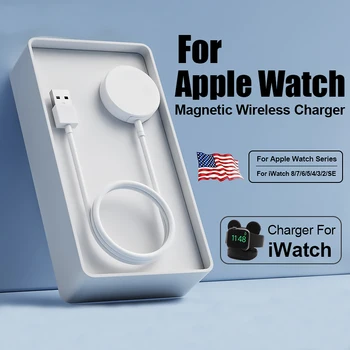 Mágneses Vezeték nélküli Töltő Apple Nézni Sorozat 8 Ultra 7 6 SE 5 4 3 USB C Hordozható Gyors Töltő Állomás az iWatch 8/7/6/5/SE