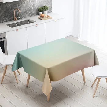 Szilárd színű terítő, anti szennyezi vízálló, konyha asztal, otthon dekoráció