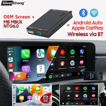 Vezeték nélküli CarPlay A Mercedes NTG6.0 Android Auto W118 A180 A200 A45 A63 GLA CIA W176 B200 B180 W117 W213 W206 W222