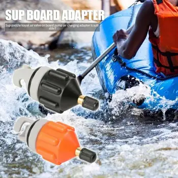 1DB Szörfdeszka Pumpa Adapter Felfújható Stand Up Paddle Tábla Gumi Csónak, Kajak Szelep Gumi Kompresszor Átalakító Szörfözés