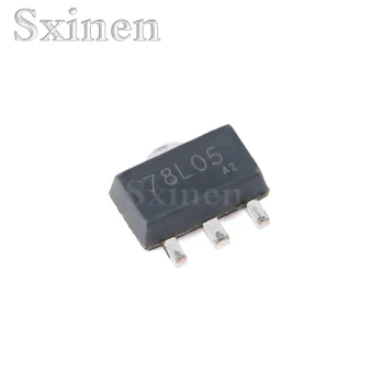 10DB/SOK UMW 78L05 SOT-89 kimenet 5V/100mA lineáris szabályozó chip.