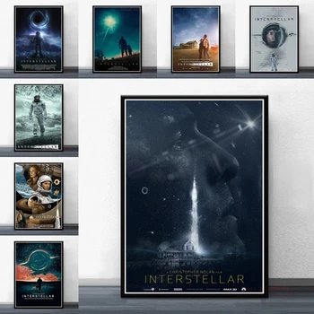 Klasszikus Sci-fi Film Csillagközi Plakátokat, Vászon Festmény Wall Art Képek Nappali Dekor Képek