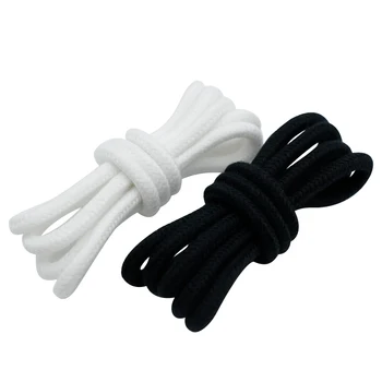 Le Fekete-Fehér Egyszerű Kapucnis Csipkék Tiszta Egyszínű Cipő Kötelek Anti-Slip & Stabil, Jó Érzés Csizma Cordon
