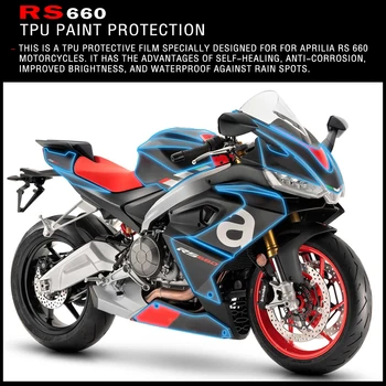 Az Aprilia RS660 RS 660 Motorkerékpár Festék Védelem TPU Festék Teljes Védelmet Készletek Anti-semmiből Film Test Védelem Matricák