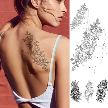 Ideiglenes Tetoválás Matrica Hamis Tetoválás Flash Tatto Vízálló Kis Body Art, Férfiak, Nők, Gyermekek