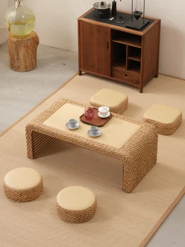 Tengbian tatami tea asztal, erkélyes, alacsony asztal, konyhai ablak, tea asztal, Japán stílusú háztartási kang táblázat, Zen vendéglátó