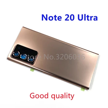 SAMSUNG Galaxy Note 20 Ultra 5G N986F N986B hátlap Üveg Akkumulátor Hátsó biztonsági Ajtó, Műanyag Ház Esetben Fedél Részek
