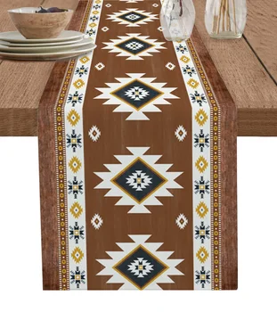 Bennszülött Törzs Totem Bohém Asztali Futó Dekoráció Lakberendezés Asztal Asztali Dekoráció Dekoráció