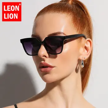 LeonLion 2023 Tér Leopárd Napszemüveg Nők Üzembe Vintage Luxus Szemüveg Nők Egyszerű, Divatos Napszemüvegek Gafas De Sol Mujer