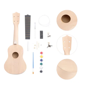 DIY Ukulele Hangszer Készlet Para Adultos Eszközök Felnőttek számára
