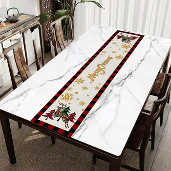 Mikulás asztali Futó Egyedi Tartós Vonzó az Otthoni Karácsonyi asztali Futó Karácsonyi asztalterítő