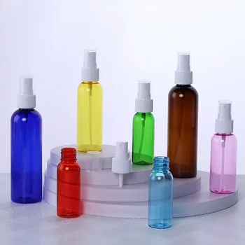 10ml 30ml 50ml 120ml 250ml Újratölthető Palackok Átlátszó Műanyag Parfüm Porlasztó Mini Üres Spray Üveg alkohol parfüm