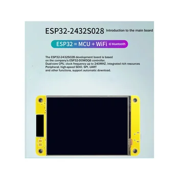 ESP32 WiFi Bluetooth Fejlesztési Tanács 2.8 Inch 240X320 Okos Kijelző TFT Modul LVGL érintőképernyő