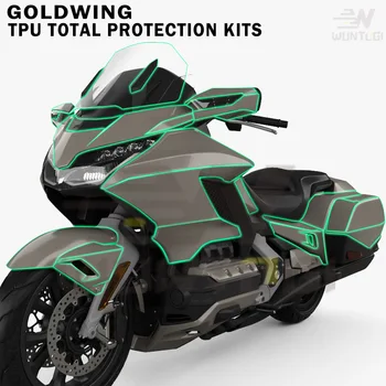 A Honda Goldwin 1800 GL1800 2023-2024 Festék Védelem Film Test Védelem Matrica TPU Teljes Védelmet Készletek Goldwing Alkatrészek