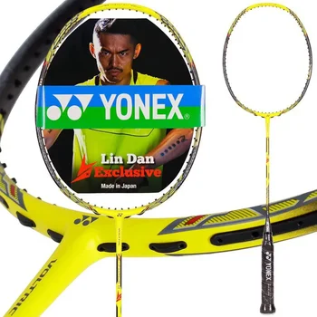 YONEX Tollaslabda Ütő VTZF2LD VT Fekete Fehér Pink Sárga Ütő reklámszöveg Alkalmas Játék Képzés Super Light-rezisztens