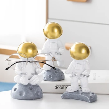 Űrhajós Szemüveg Jogosultja Gyanta Szemüveg Kijelző Állni Kézműves Vicces Asztali Dísz, Szobor, Ajándék Gyerekeknek