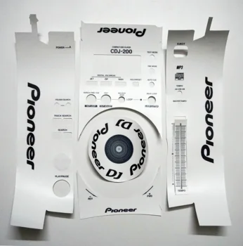 Pioneer CDJ-200 Bőr Lemezt Készítő Shell Maszk